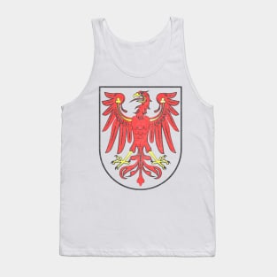 Faded-Style Brandenburg Coat Of Arms / German Gift Tank Top